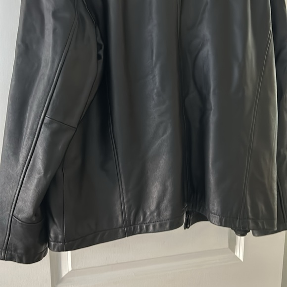 Men’s Kenneth Cole Reaction Leather Jacket Size Medium - Picture 5 of 6
